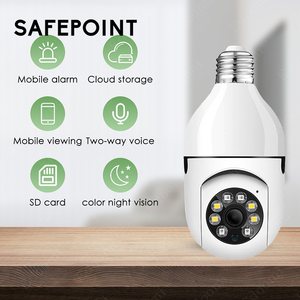 360 gradi panoramica Mini rete di sicurezza domestica CCTV telecamera HD visione notturna 2MP CMOS PTZ funzione-fiala lampadina senza fili - Product Image 2