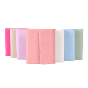 Terbaik penjual A6 <span class=keywords><strong>Binder</strong></span> kulit perencana dokumen anggaran pemegang Fly Leaf penutup PVC bahan dicetak gaya A5 A4 Organizer ukuran - Product Image 3