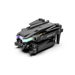 โดรนสี่ใบพัดขนาดเล็กแบบพับได้ A3ได้โดรนสี่ใบพัด8K กล้องสองตัวไวไฟ FPV ตำแหน่งออปติคอลควบคุมระยะไกลโดรนพร้อมกล้อง HD 4K - Product Image 1
