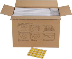 GMI 11x8x2 Inches Shipping Boxes Set of 25 White Small Corrugated Cardboard <strong>Box</strong> Mailer Boxes for Packing Small Business - Product Image 6