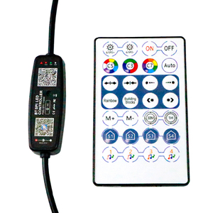 DC 5-24v LED Dimmer SPI denetleyici akıllı uzaktan APP ile 28-Key RF uzaktan RGBIC şeritler için - Product Image 5