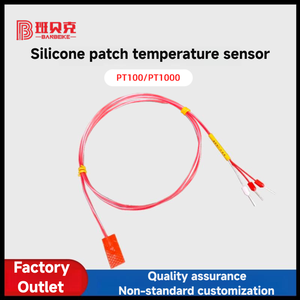 Silicone Surface Thermistor <strong>Temperature</strong> <strong>Sensor</strong> Probe RTD Platinum PT100/PT1000 Type <strong>Temperature</strong> Instruments Product - Product Image 2