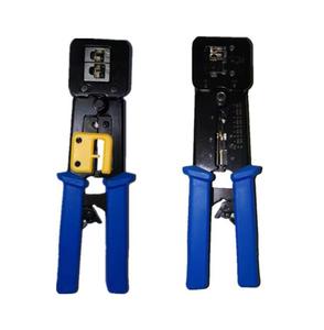 เครื่องหนีบ RJ11 Rj12 RJ45สายเคเบิลเครือข่าย, เครื่องทดสอบสายเคเบิลเครือข่าย Rj45ชุดเครื่องมือ Ez - Product Image 2