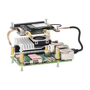 PCIe a M.2 E KEY HAT para Raspberry Pi 5 Compatible con NGFF (M.2 E Key) NIC inalámbrico compatible con conexión USB Bluetooth HAT +