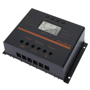40A 50A 60A 80A Solar laderegler LCD-Anzeige PV-Panel Batterie ladegerät Regler 12V 24V USB PWM Controller - Product Image 2