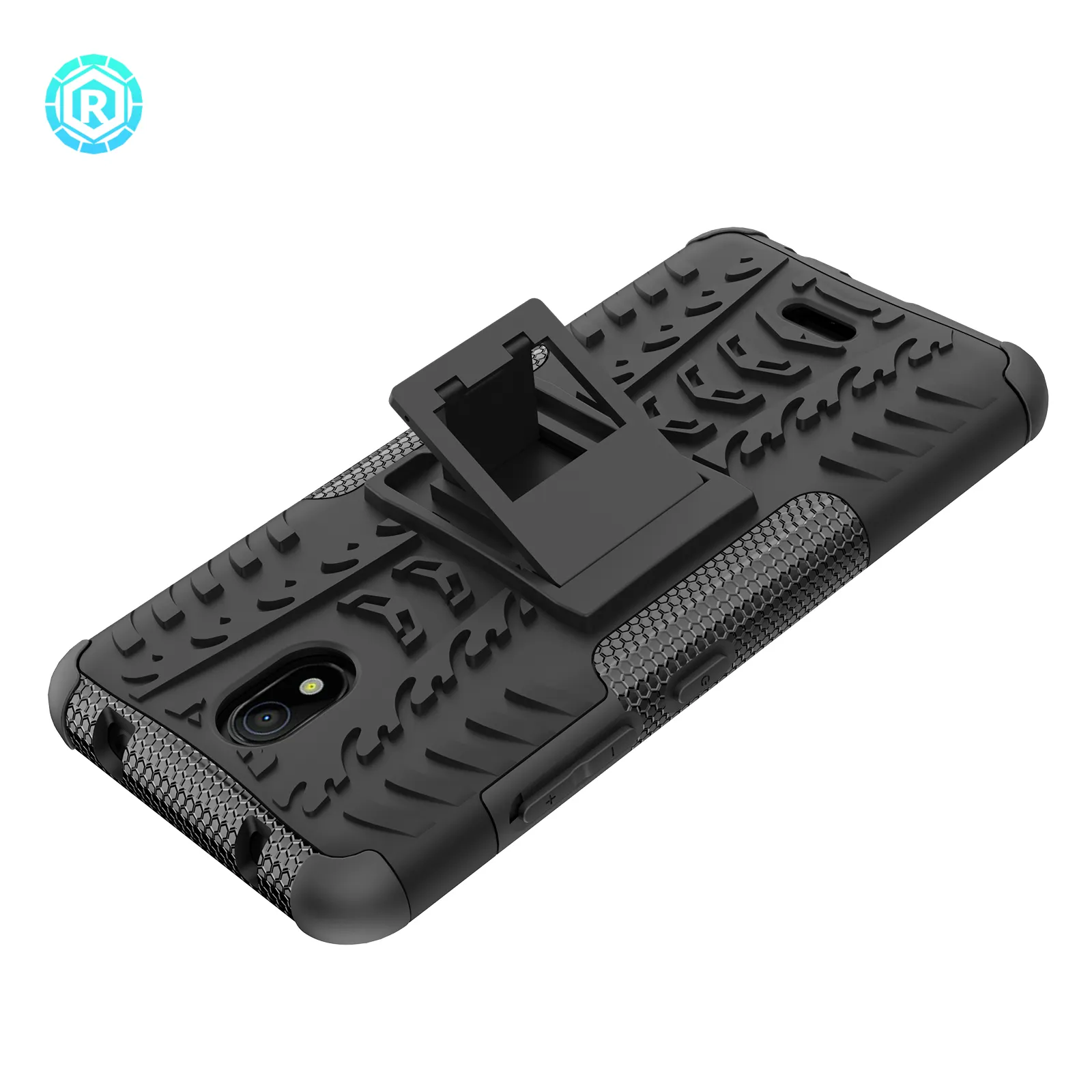 Funda de teléfono móvil a prueba de golpes, protección todo incluido para Nokia C100 con soporte, gran oferta