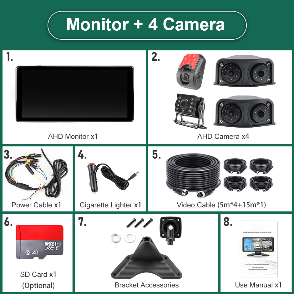 Monitor+6 camera