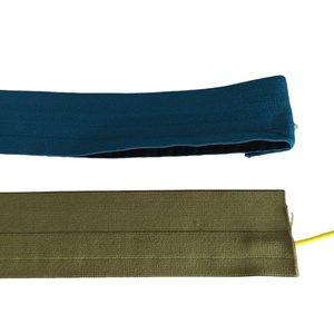 Logotipo personalizado tipo Y cordones de dibujo banda elástica con canal para cuerda cinta elástica correa elástica cinturón para ropa - Product Image 1