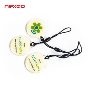 Son tasarım RFID anahtar Fob özel Logo renkli RFID erişim kontrol etiketi verimli manamanant için yeniden yazılabilir ABS anahtarlık - Product Image 1