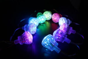 DC 24V 4.32W RGB renk LED piksel ışık programlanabilir 60mm ucslandscape dijital lamba için PC vücut için peyzaj eğlence kullanımı - Product Image 5