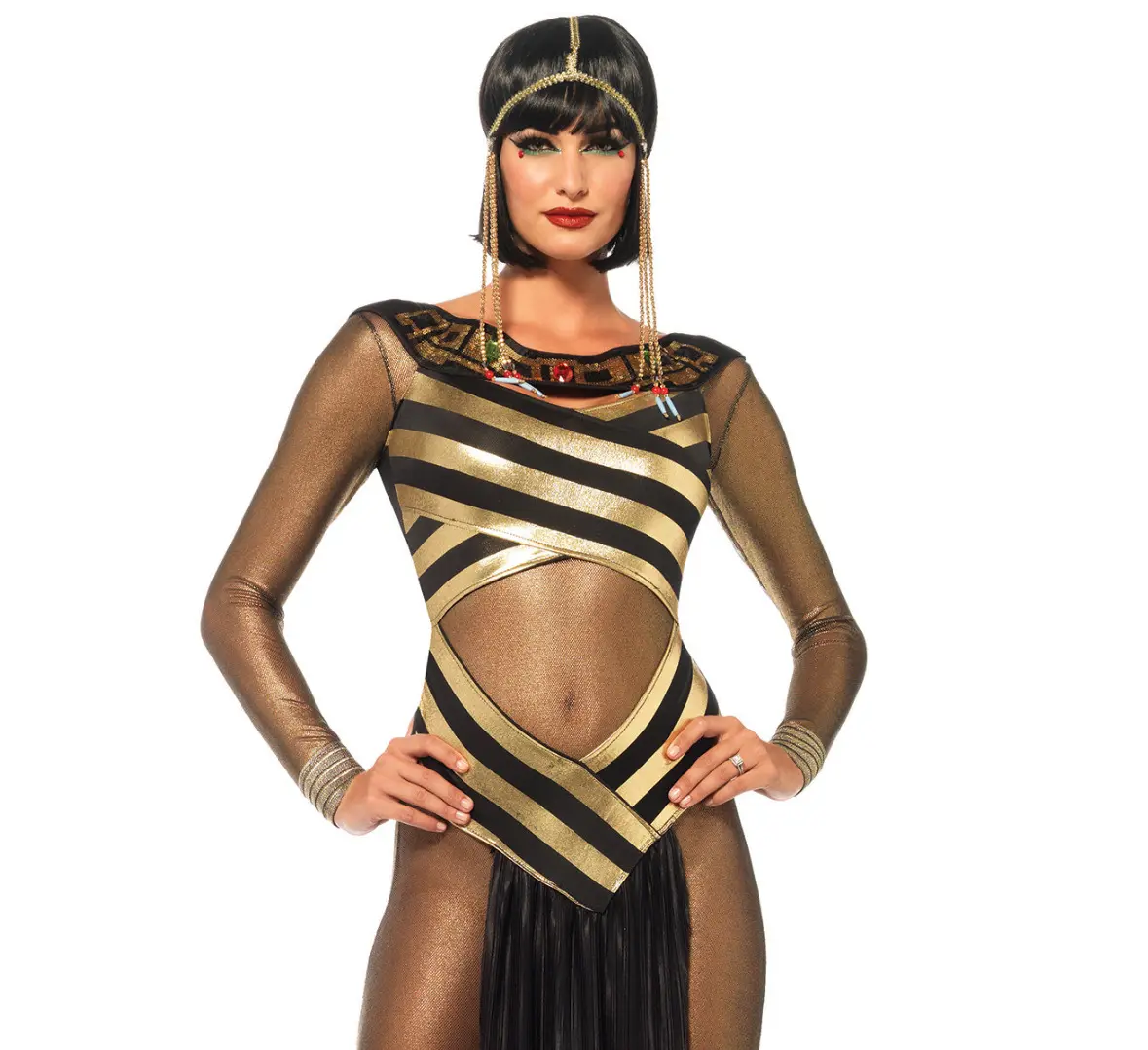 Disfraz de Halloween de gran tamaño, disfraz de Cleopatra árabe de princesa, Cosplay indio para fiesta de Halloween, venta al por mayor