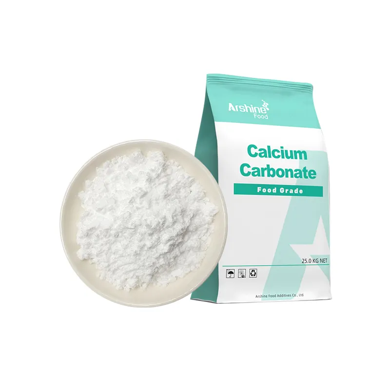 แคลเซียมคาร์บอเนตผง Caco3ตกตะกอนเกรดอาหารขึ้น25กก.