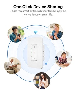 Dimmer intelligente interruttore Dimmer elettrico a parete per Home Alexa Timer Wifi Dimmer intelligente a 3 vie - Product Image 3