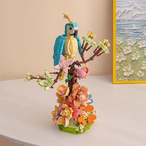 Tương thích cho <span class=keywords><strong>LEGO</strong></span> chim xây dựng khối hợp thời trang mô phỏng Vẹt hoa lắp ráp mô hình nhà sáng tạo đồ trang trí cho tốt nghiệp - Product Image 3