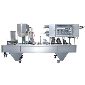 <strong>CFD</strong>-16 Fully Automatic Cup Filling and Sealing <strong>Machine</strong> (For Four Cups) Pneumatic Type for Big Capacity - Product Image 1