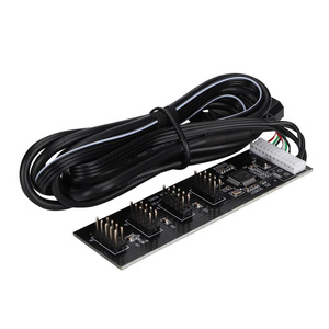 Motherboard USB2.0 9PIN 19-pin dual 9pin port 9-pin dual 9-pin one minute two expansion HUB