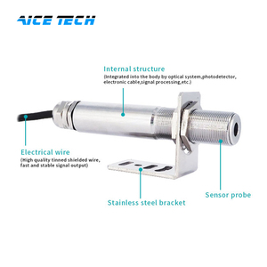 Aice Tech trasmettitore di temperatura senza contatto IP68 sensore di temperatura industriale a infrarossi - Product Image 4