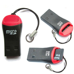 口哨形USB 2.0 t-闪存存储卡读卡器适配器用于微型sd卡SDHC SDXC TF适配器 - Product Image 1