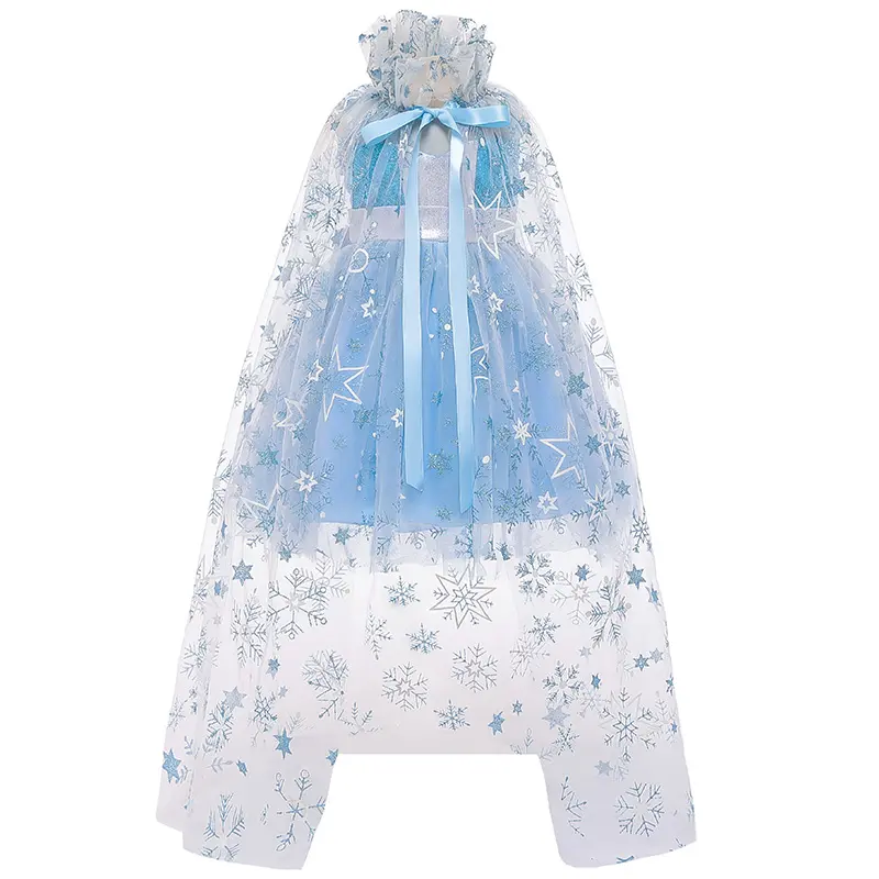 ชุดเดรสเอลซ่า168cmn 2ชิ้นพร้อมชอว์ลินเสื้อผ้าตุ๊กตาสวมใส่ได้กับผลิตภัณฑ์ทางเพศชุดปาร์ตี้0635เด็กฤดูร้อนแขนกุดสีฟ้า