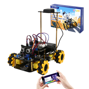 ACEBOTT Anwendungs gesteuertes DIY Mecanum-GPS-Tracking-Roboter-Kit mit Rädern für Kinder codierung und Roboter ausbildung für Arduino