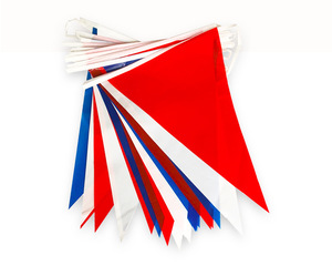 Tendencia 2024 recién llegados Festival fiesta triángulo colgante cadena bandera Día DE LA Independencia tres colores banderines banderas para Decoración - Product Image 1