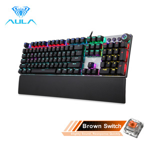 Teclado mecánico con cable de 1,5 metros al por mayor 104 teclas retroiluminación macro programable teclados para juegos simples fábrica