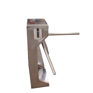 As AUTO 304 in acciaio inox Semi Auto tornello cancello pedonale Qr codice sistema di controllo di accesso cancello treppiede per la palestra - Product Image 2