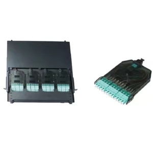Fiber Ultra Slim <strong>Patch</strong> <strong>Panels</strong> Rack Mount Distribution Box cassettes OM4 LC MPO/MTP <strong>Patch</strong> <strong>Panel</strong> 0.8mm Cold Rolled Plate - Product Image 1