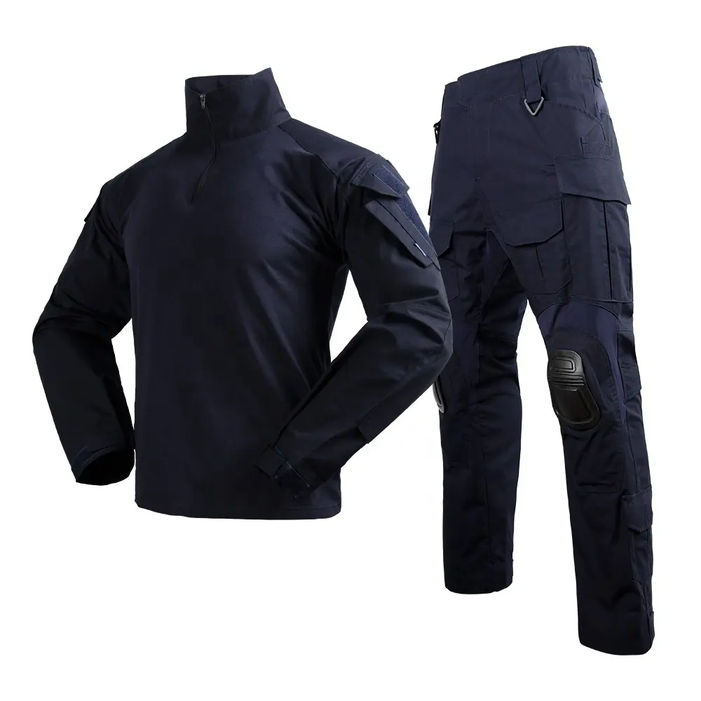 Camouflage Tactique Costumes Ripstop Chemise à Manches Longues et Pantalon G3 Grenouille Uniforme pour Hommes