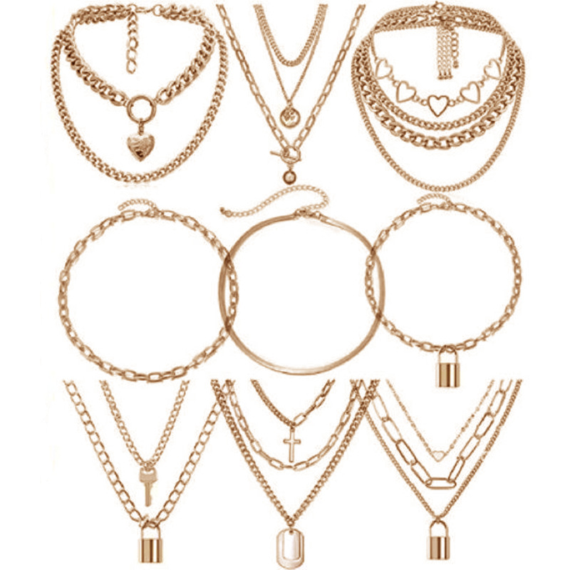 Ensemble doré six pièces