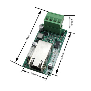 Standard TCP/IP Ethernet al convertitore di dati del segnale Wiegand per il sistema di controllo di accesso biometrico - Product Image 3