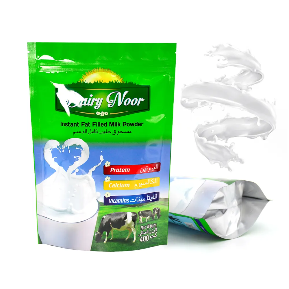 Zhongbao China fábrica personalizada colorida bolsa impresa Coco soja leche en polvo bolsas de embalaje 250g
