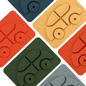 Chịu nhiệt Silicone máy bay trực thăng hình dạng Montessori học tập câu đố đồ chơi cho trẻ em, trẻ mới biết đi, trẻ sơ sinh BPA FREE bé Teether đồ chơi - Product Image 5