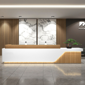 Tùy chỉnh hiện đại đơn giản tiếp nhận gỗ bàn cho văn phòng công ty tư vấn thanh bảng truy cập Thẩm mỹ viện trường thanh toán - Product Image 2