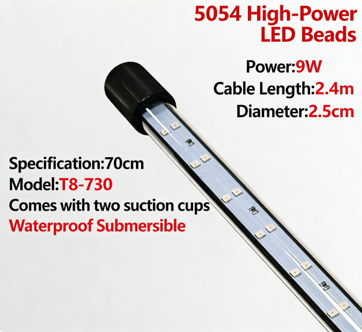 Bande LED double rangée 70 cm - Lumière à intensification des couleurs