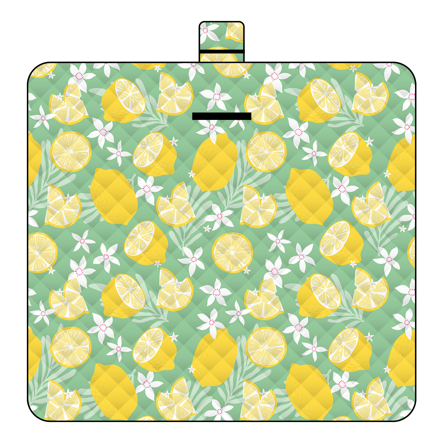 Tapis de pique-nique à ultrasons citron frais