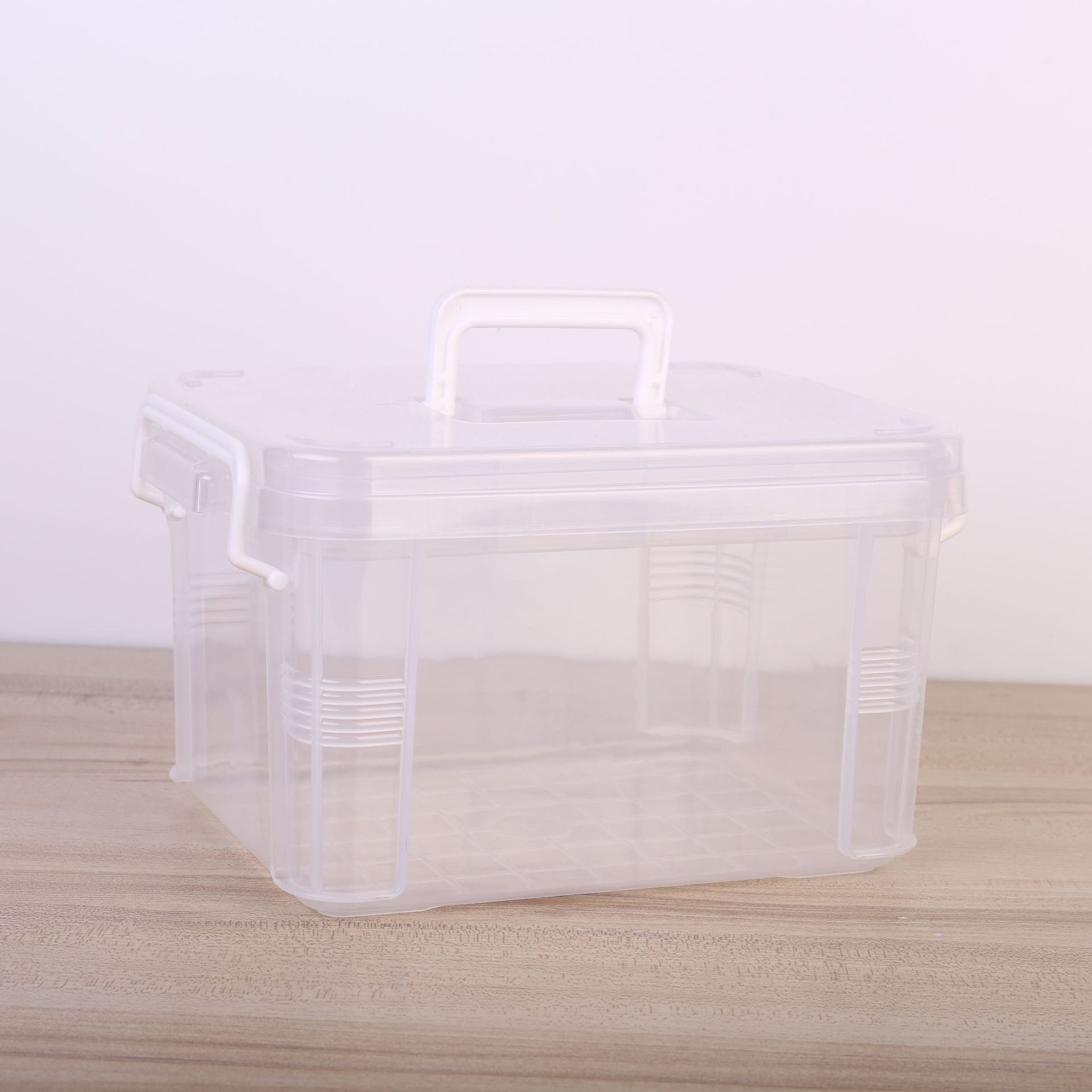 Transparent white handle