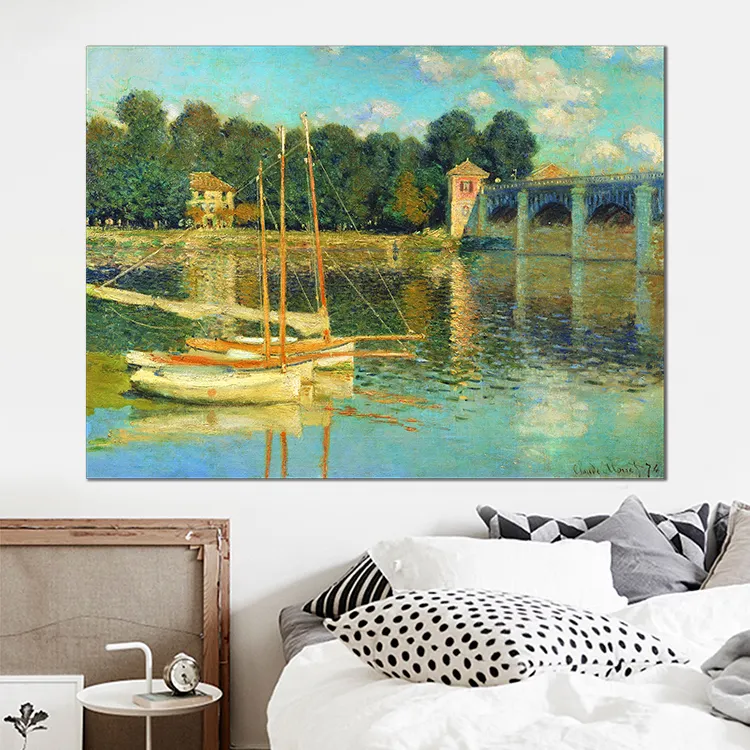 Riproduzione del famoso pittore Monet canvas painting e wall art per decorazioni per la casa per le stampe del soggiorno
