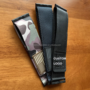 <strong>Custom</strong> <strong>Elastic</strong> Braided <strong>Loop</strong> Fabric Replacement Nylon Leather Soft <strong>Hook</strong> and <strong>Loop</strong> Fabric Shenzhen for Apple Watch Band Ultra - Product Image 3