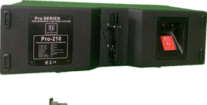 Pro210 set dahil 8 üstleri ve 4 bas 2 monitörler tamamen set amp işlemci mikser ve kablosuz mikrofonlar flightcase ve kablolar fişler - Product Image 6