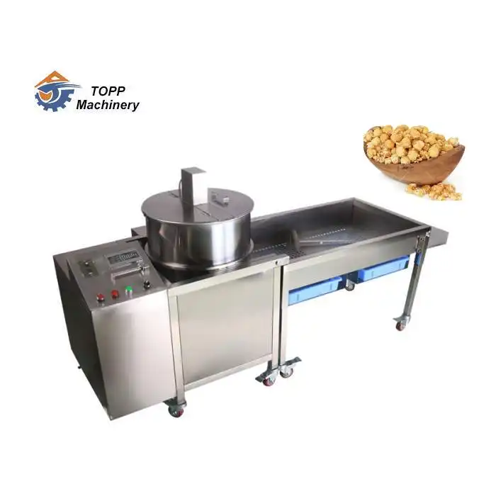 Good price electric colored popcorn making machine microwave popcorn popping automatic industrial popcorn machine
