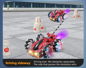 2.4Ghz 2 in 1 Simulated Tail Spray Rc Drift <strong>Car</strong> High Speed Electrics <strong>Car</strong> with Light Function Racing Twist <strong>Car</strong> - Product Image 4