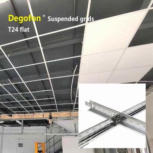Design de interiores 2ft x 4ft Pro teto branco liso telhas queda fácil na instalação impermeável lavável e fogo avaliado alto Nrc