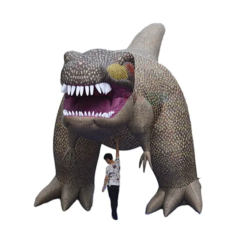 Décoration publicitaire gonflable de dinosaure géant de fabricant