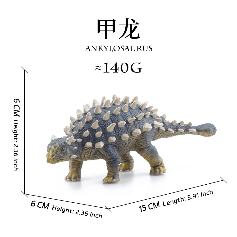 ankylosaure solide coloré-140g