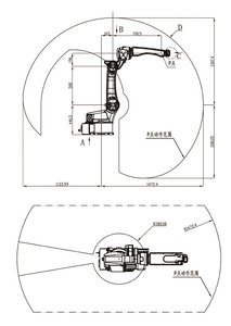 4 assi 5x6 asse 7 assi braccio Robot 3D Cnc MIG ARC MAG saldatura robot per acciaio inox metallo acciaio inox più assi essere personalizzato - Product Image 6