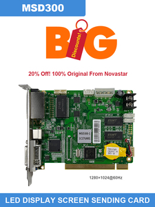 MSD300-1Sendingカード1DVI入力1920*1200 @ 60H2イーサネット出力Type-BビデオプロセッサLEDディスプレイ用USBポート - Product Image 6