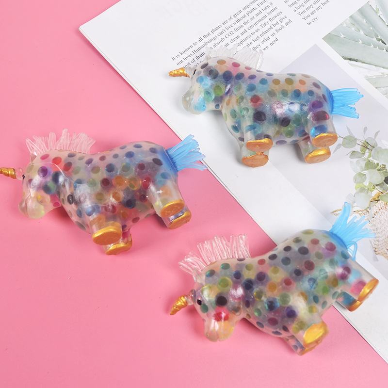Mixed color transparent unicorn