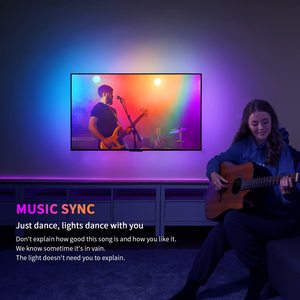 Nanxin App kontrolü HDMI 2.0 Sync kutusu LED TV arka işık kiti daldırma ortam aydınlatma şeritleri 45-65 inç TV - Product Image 3
