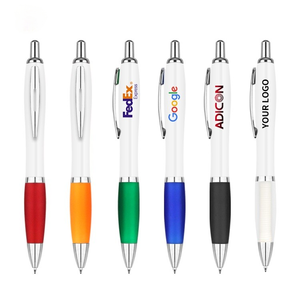 プラスチック材料1.0mm書き込み幅ブルーカラーStyloロゴ高品質ビジネスエグゼクティブメタルペン - Product Image 6